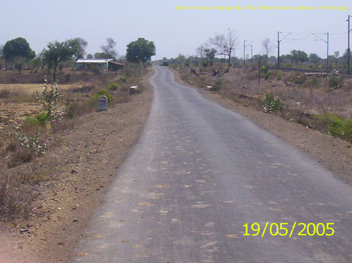 District-Harda, Package No-1502, Road Name-Kudawa to Khirkiya